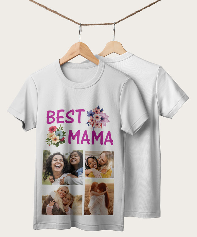 White Round Neck T-shirt