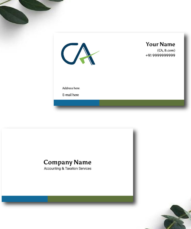Premium Business Card -Front & Back
