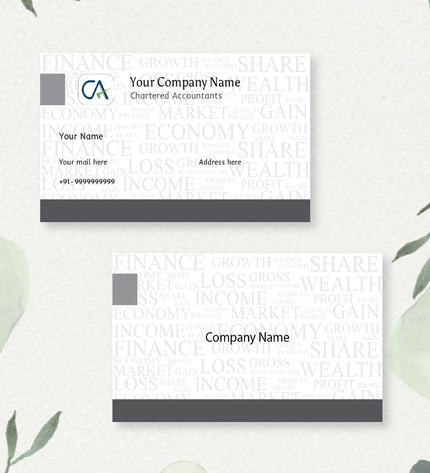 CA- Business card Premium Front-Back