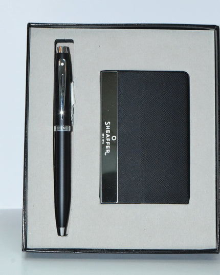 Sheaffer Gift Set - Matte Black with Crome plated