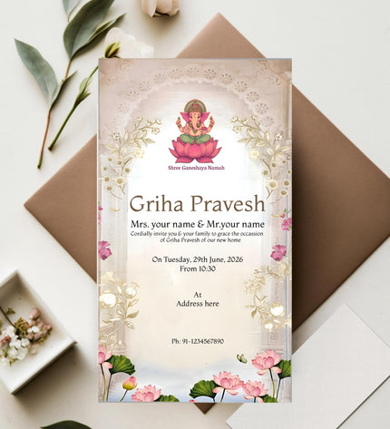 Housewarming Invitation Card