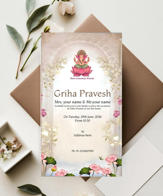 Housewarming Invitation Card