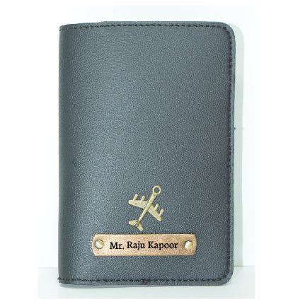 Passport Holder Wallet-Grey