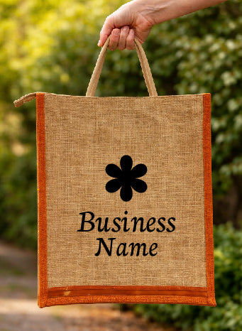 Embroidered Jute Bag