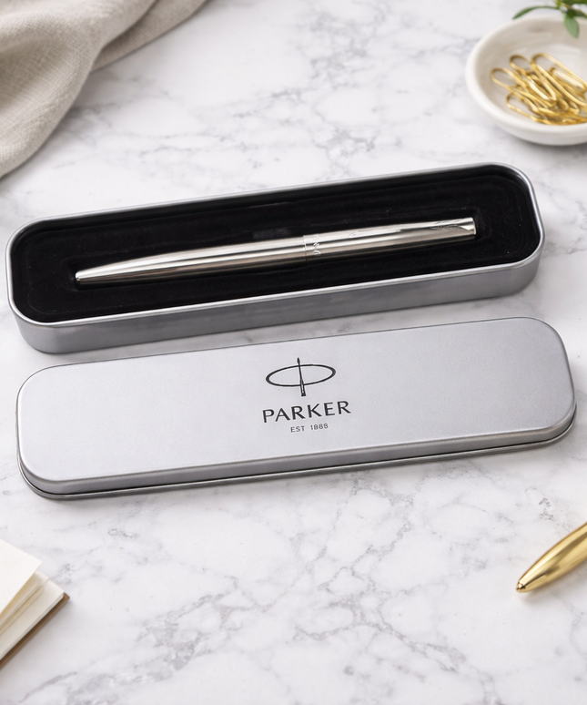 Parker Frontier Steel Fountain Pen CT
