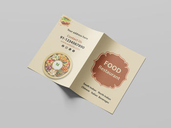 Custom Menu Card Printing – PrintVenue India