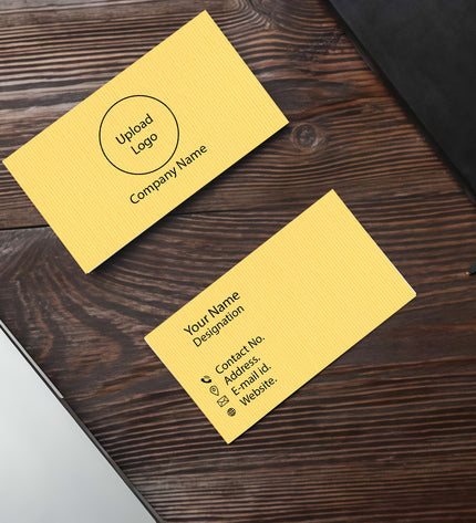 Premium Bussiness Card-Front Back (INSIZE DOLLY BANANA  PAPER)