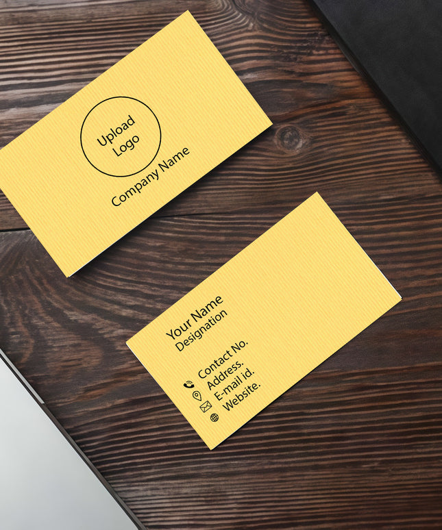 Premium Bussiness Card-Front Back (INSIZE DOLLY BANANA  PAPER)