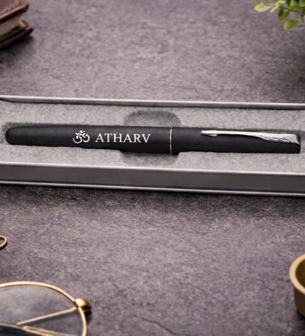 Frontier Matte Black Fountain Pen CT