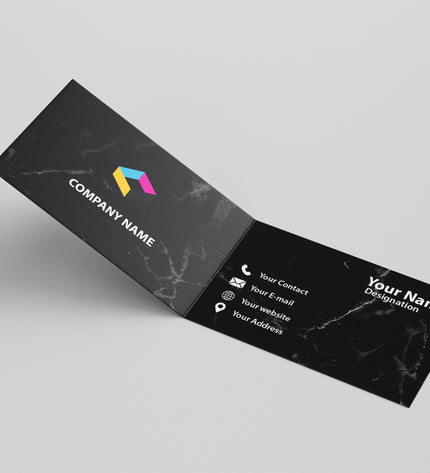 Folded Business Card