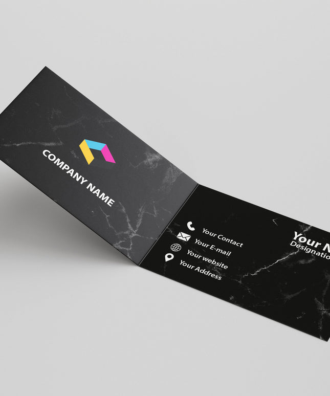 Folded Business Card