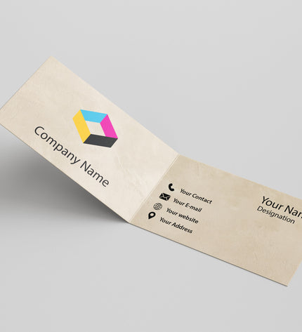 Folded Business card -Design