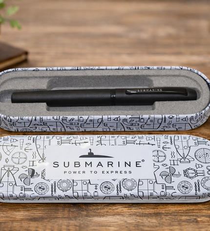 Submarine Magnet Roller Ball Pen Black- With Matte Finish