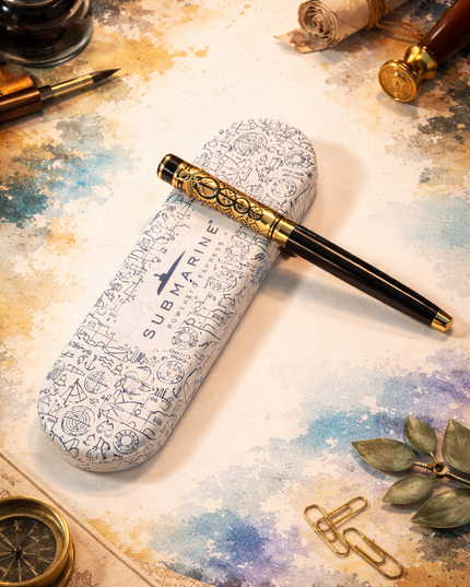 Submarine Doctor Golden Clip-Roller Pen