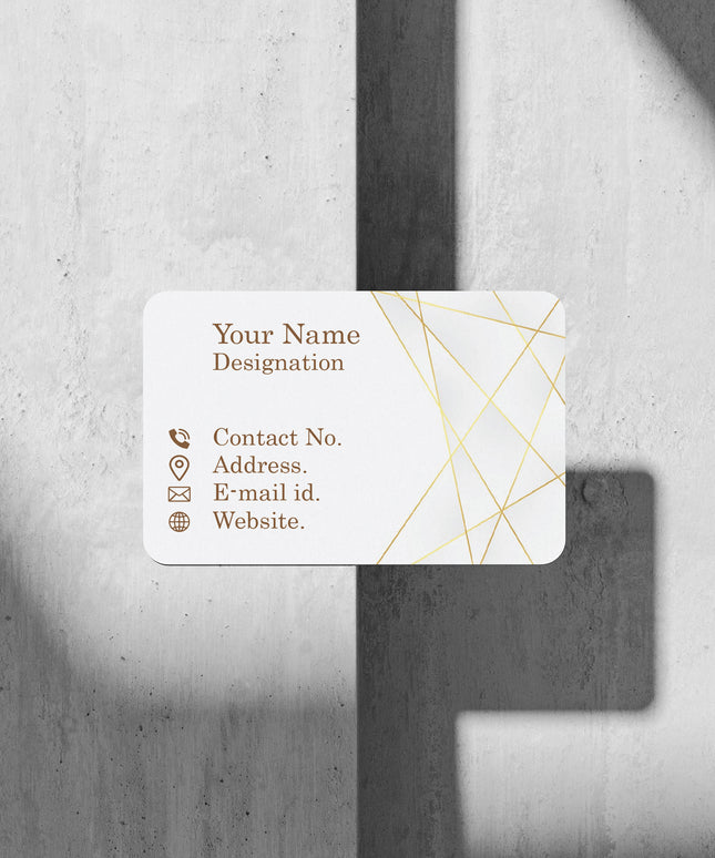 Classic round corner bussines card