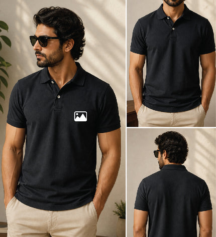 Rare Rabbit Polo T-shirt-Black