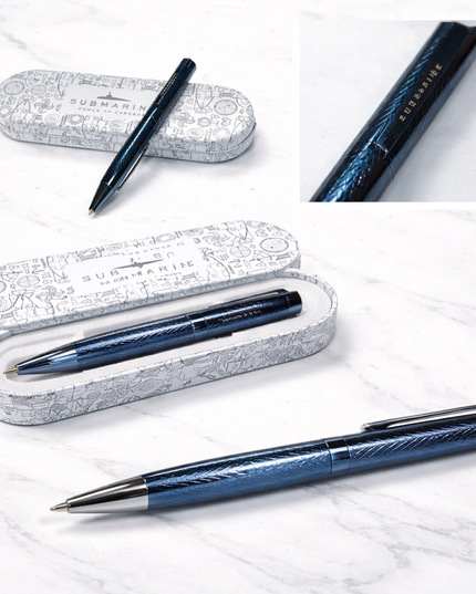 Submarine Blue Stripes Ball Pen