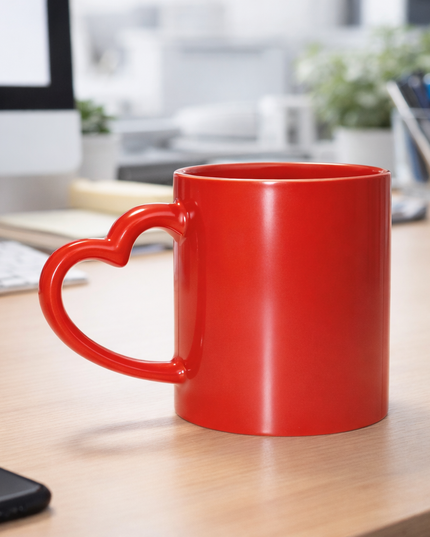 Red Heart Magic Mug