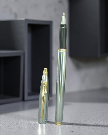 Kriss White Gold Roller Pen