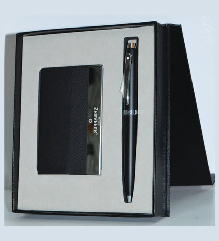 Sheaffer Gift Set - Matte Black with Crome plated