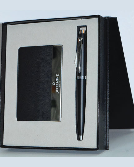 Sheaffer Gift Set - Matte Black with Crome plated