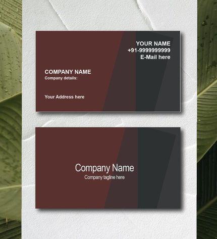Premium Business Card -Front and Back