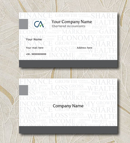 CA- Business card Premium Front-Back