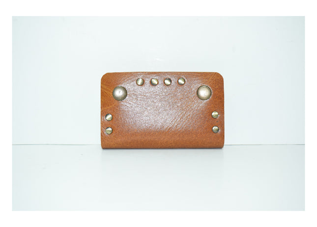 Multi Button Brown Wallet