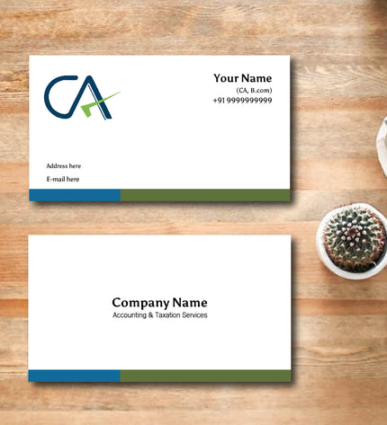 Premium Business Card -Front & Back