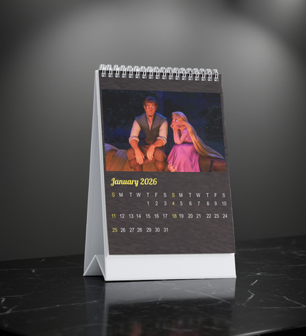 Desk Calendar 6 x 8.5 inches
