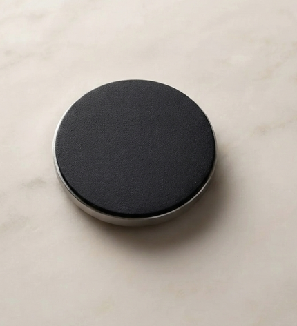 Personalized Engraved Silver Round Paper Weight