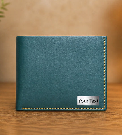 Two Fold With Card Extender Attachet-Aqua Green