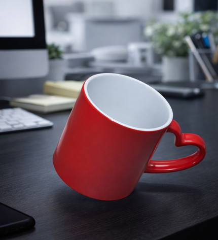 Red Heart Magic Mug