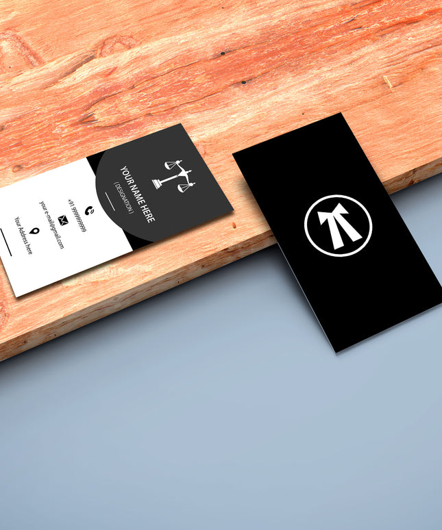 Vertical Business Card Front-Back