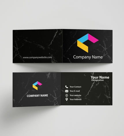 Folded Business Card