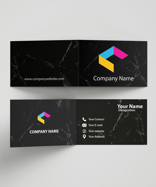 Folded Business Card