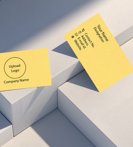 Premium Bussiness Card-Front Back (INSIZE DOLLY BANANA  PAPER)