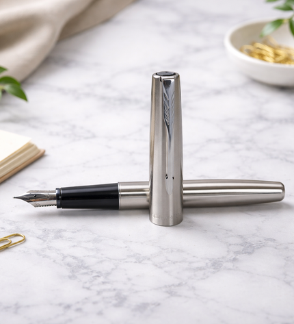 Parker Frontier Steel Fountain Pen CT