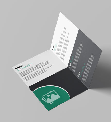 A4 Single fold Brochure