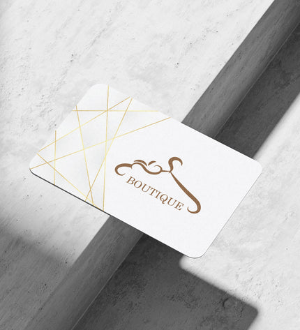 Classic round corner bussines card