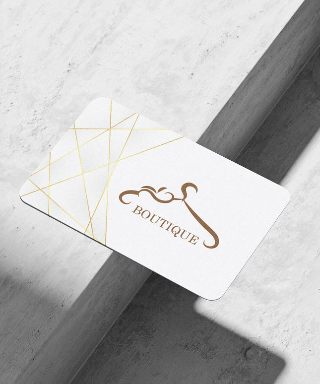 Classic round corner bussines card