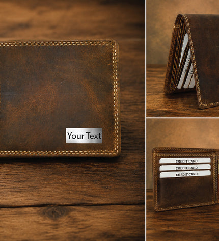 Outer Pocket Inside Zipper Wallet-Chocolate Brown