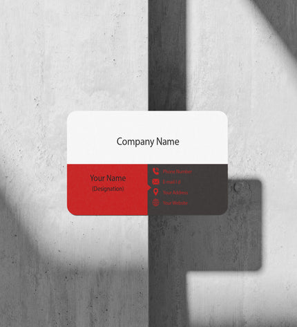 Rounded Corner Business Premium Card -Front Only