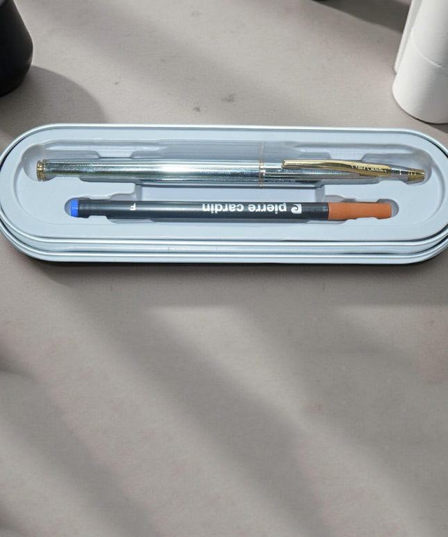 Kriss White Gold Roller Pen