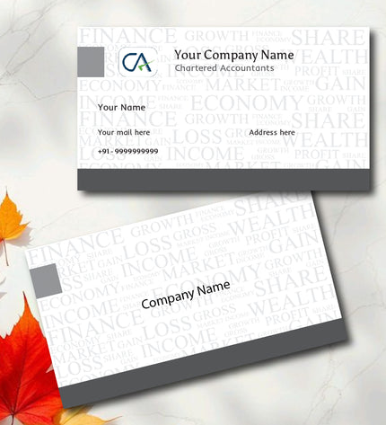 CA- Business card Premium Front-Back