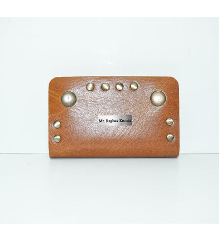 Multi Button Brown Wallet