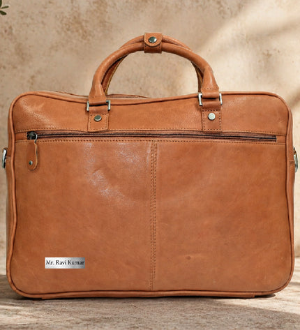 Tan Laptop Bag