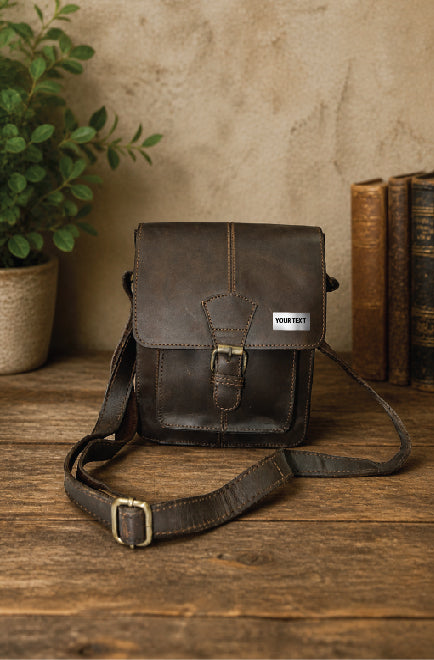 Dark Brown Cross Body Bag