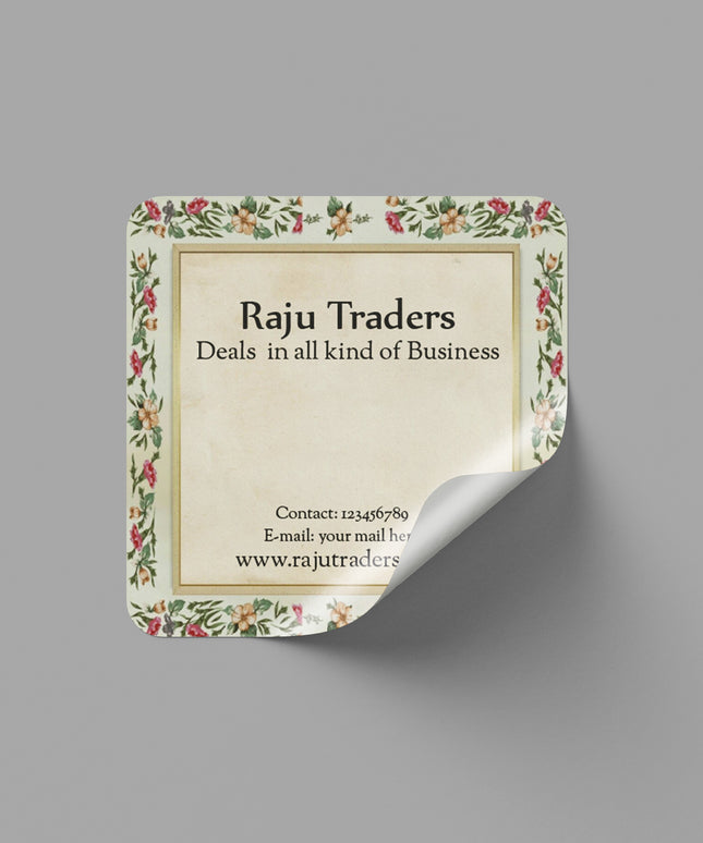 Square Sticker Singles
