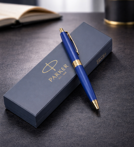 Parker Aster Premium Matte Blue GT Ball Pen